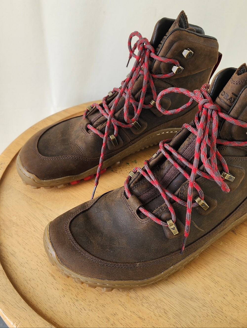 Vivo barefoot Tracker Womens Brown Leather Trail Boots - Picture 2 of 14